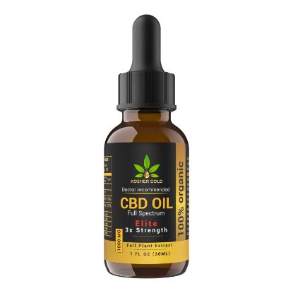 Picture of CBD “ELITE” 1000MG 30ML DROPPER “SOLVENT-LESS PRESSED”